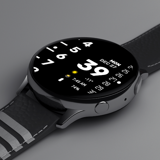 JJ-Digital009 Watch Face Screen 2