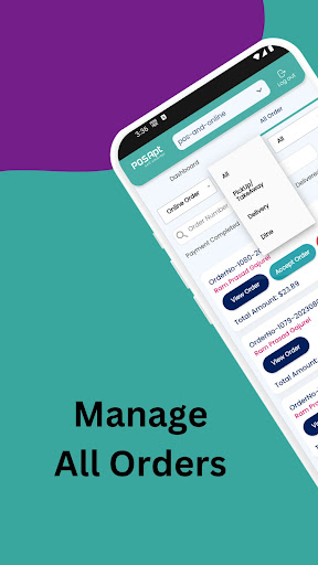 Android application POSApt Order screenshort