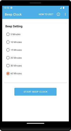 Beep Clock - Timer Beep App Screen 3