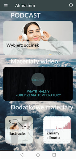 Android application Atmosfera-podcast screenshort