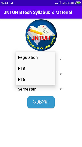 JNTUH BTech Syllabus& Material Screen 3