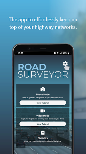 Android application Road Surveyor screenshort