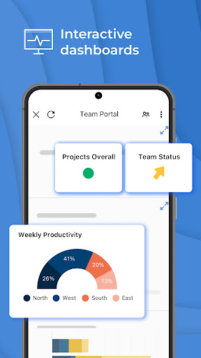 Screenshot of Smartsheet: Projects & Teams