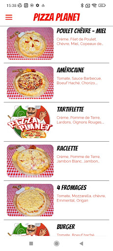 Android application Pizza Planet 80 screenshort