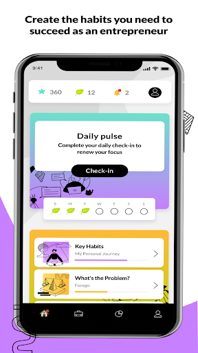 Android application Pocket Mentor Roadmap screenshort