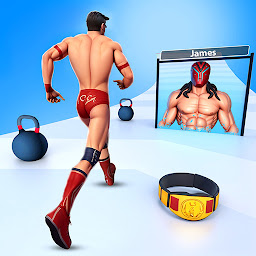 Image de l'icône Wrestling Run: Muscles Battle
