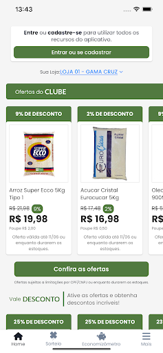 Android application Nosso Clube Super Vale screenshort