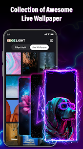 Edge lighting: 라이팅 엣지 화면 배경