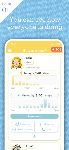 How are you? - Sharing Walk Screen 2