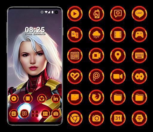 Android application Superheroes Wallpaper & Themes screenshort