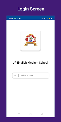 Android application J P English Medium school screenshort