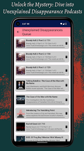 MysteryMixer: Crime Podcasts Screen 3