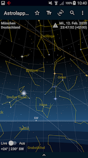 Astrolapp Live Sternkarte Screenshot