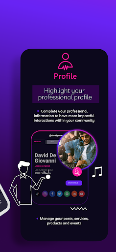 BizBat: Music Industry Network Screen 3