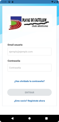 Android application C. ATLETISMO PLAYAS CASTELLÓN screenshort