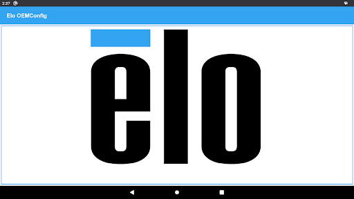 Elo OEMConfig Screen 3