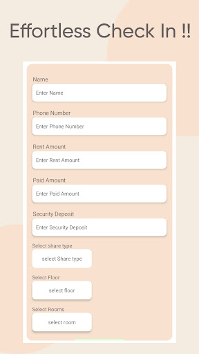 HostelConnect:Pg Managing App Screen 2