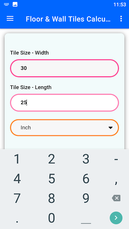 Floor & Wall Tiles Calculator - 17 - (Android)