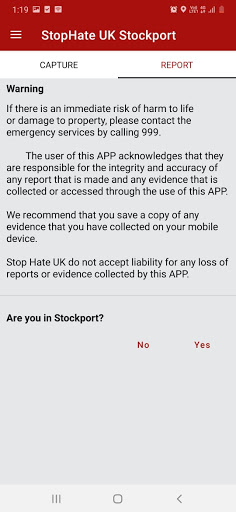 Stop Hate UK Stockport Screen 2