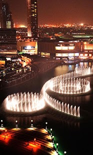 Dubai Fountain Live Wallpaper Screenshot