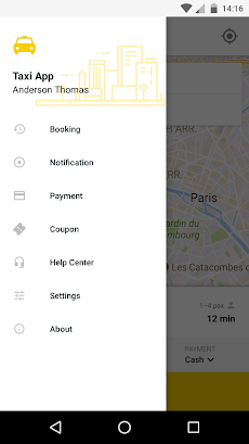 Taxi App - Material UI Templatのおすすめ画像5