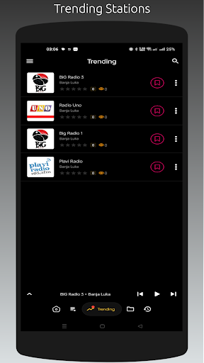Android application Radio BA: Bosnia & Herzegovina screenshort