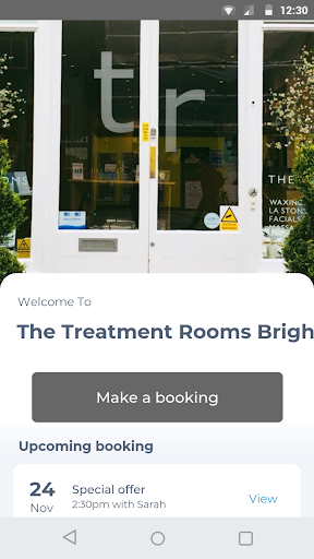 Android application The Treatment Rooms Brighton screenshort