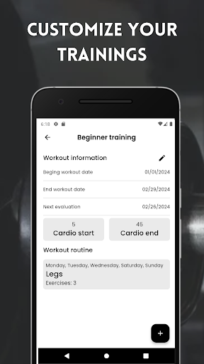 Gym Tracking: Training with AI Screen 2
