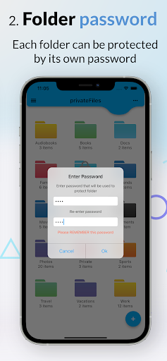 privateFiles Screen 2
