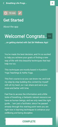 SatSiriWellness Screen 2