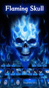 الكيبورد Flaming Skull