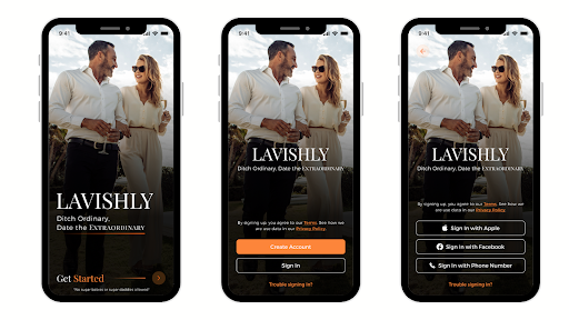 Android application Lavishly screenshort