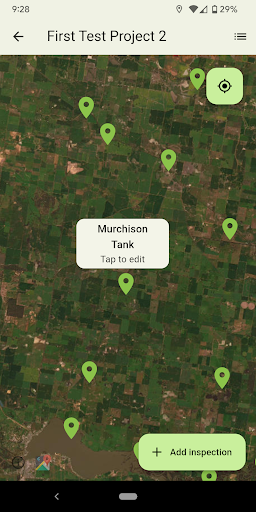 Android application Covram - Vegetation Monitoring screenshort