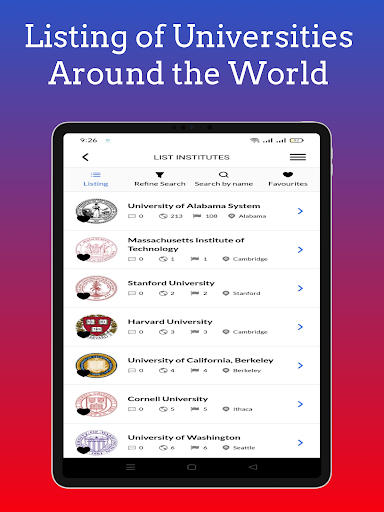 Munzill - Explore Universities Screenshot
