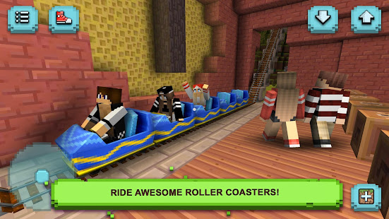 Theme Park Craft: Build & Ride Varies with device screenshots 1
