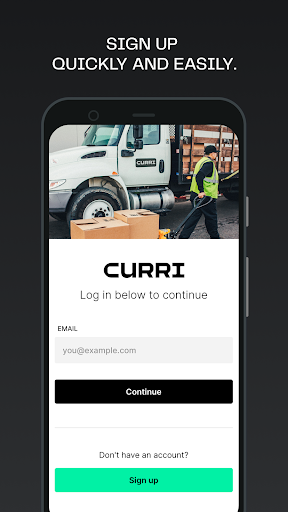 Android application Curri screenshort