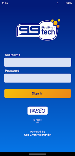 Android application E-Paseo screenshort