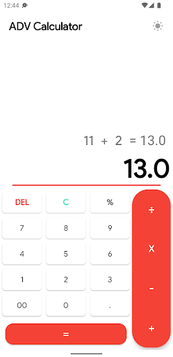 ADV Calculator Screen 2