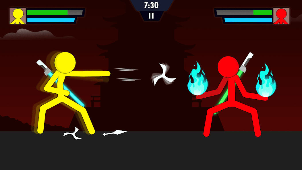 Super Stickman Fighting Battle 1.6.4 APK + Mod (Unlimited money) untuk android