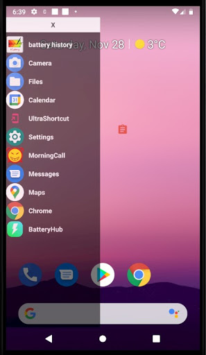Shortcut Launcher Screen 3