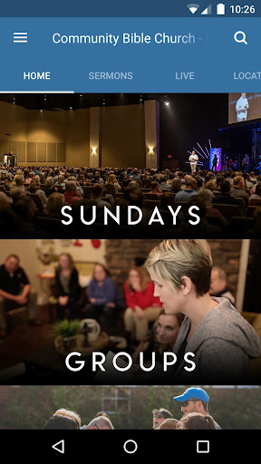 Android application Community Bible Church screenshort