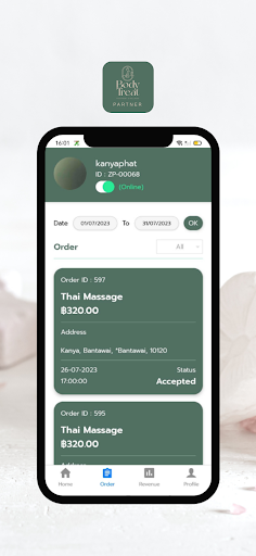 Body Treat Partner Screen 3