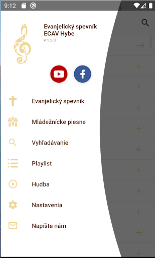 Mládežnícky Spevník ECAV Hybe Screen 2