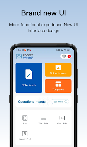 Android application Pocket Printer screenshort