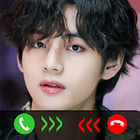 V Kim Taehyung Call You - V BTS Fake Video Call