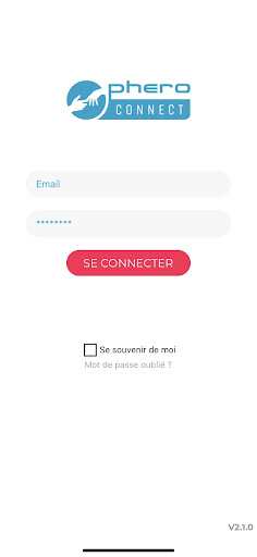 Android application Phero-connect screenshort