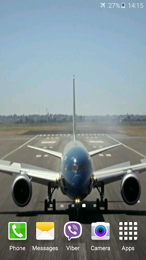 Airplane Video Live Wallpaper Screen 2