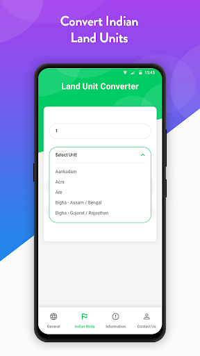 Land Unit Converter Screen 3