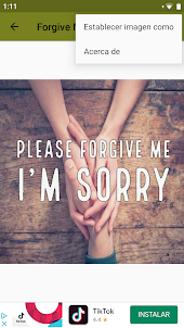 FORGIVE ME PLEASE, MY LOVE