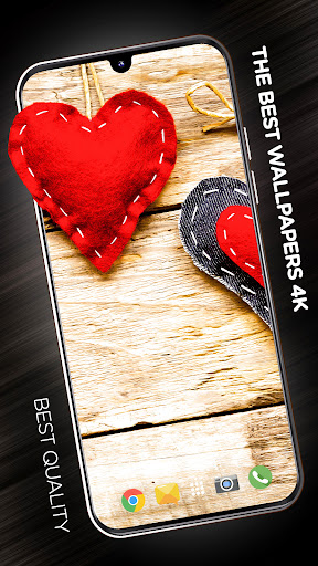 Android application Romantic wallpapers in 4K screenshort